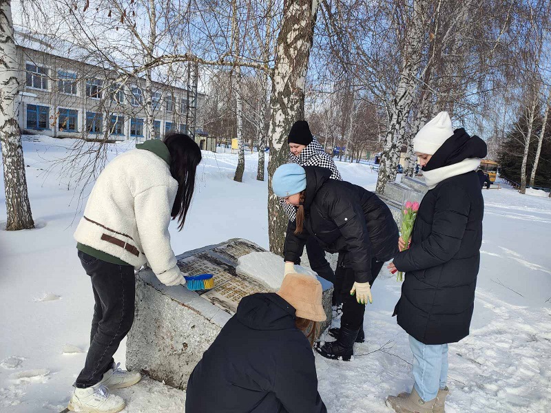 Прошла акция &amp;quot;Обелиск&amp;quot;.